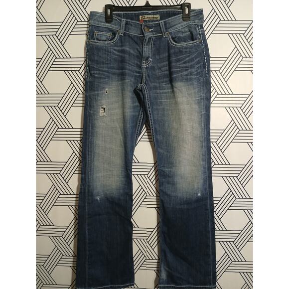 BKE Culture Distressed Bootcut Jeans Size 30 - Picture 1 of 3